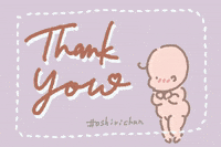 Oshiri Thank You GIF by fuuu