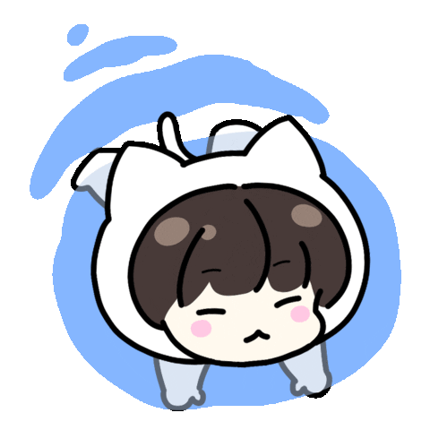 juheeyu cat water kitty pool Sticker