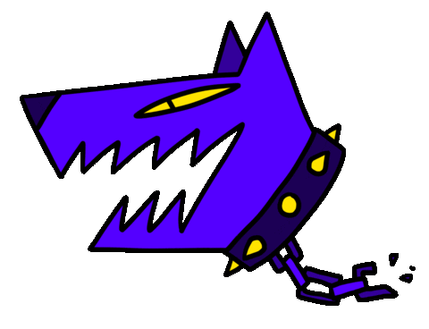 Angry Dog Sticker by Dr. COLOD