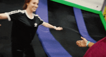 High Five Lets Go GIF by Sara Dietschy