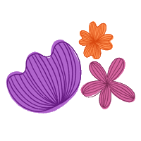 Illustration Flower Sticker