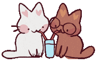 Cats Love Sticker