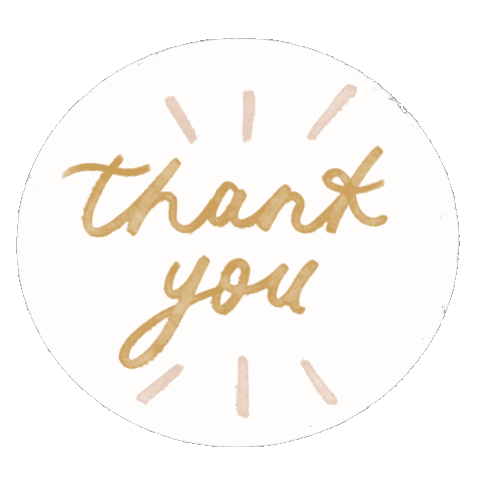 starryeyedletterco thank you thanks support grateful Sticker