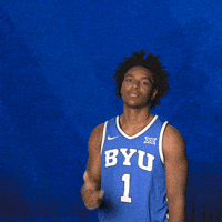 Byu Basketball Celebration GIF by BYU Cougars