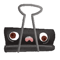 sarahriedlinger work life going crazy panicking office supplies Sticker