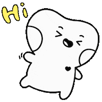Saying Hi Sticker