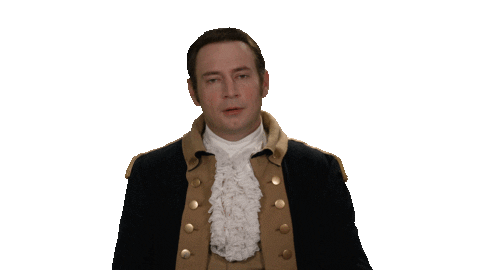 Revolutionary War Hamilton Sticker by CBS