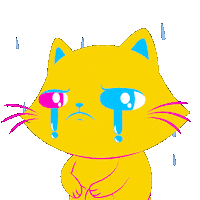 Sad Cats Sticker