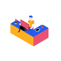 Cat Animation Sticker