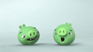 puffer fish piggies GIF by Angry Birds