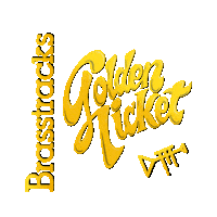 Golden Ticket Lawrence Sticker by Brasstracks