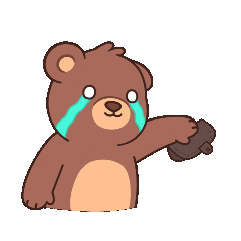 Shaking Teddy Bear Sticker by BEARISH