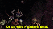 medieval times lol GIF by Teenage Mutant Ninja Turtles
