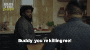 Killing Me Cbc GIF by Run The Burbs