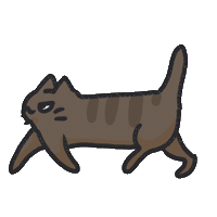 Cat Sticker by bunny_is_moving