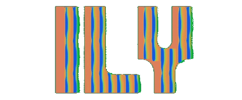 Glitch Text Sticker