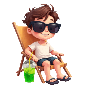 Summer Beach Sticker
