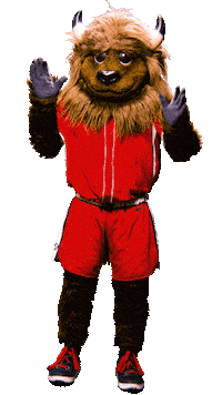 Happy Bison Sticker by Utah Tech University