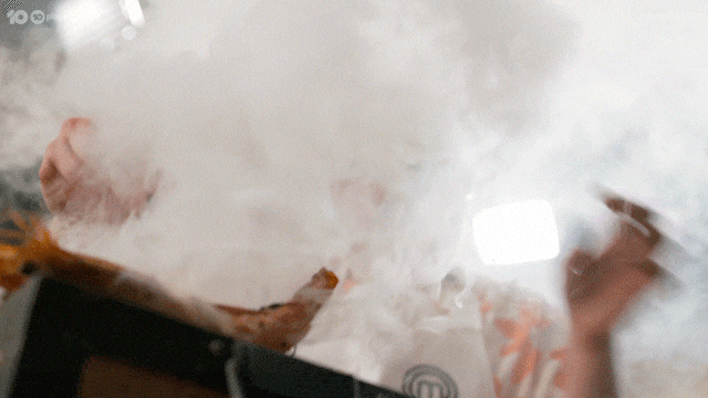 Smoke Cooking GIF by MasterChefAU