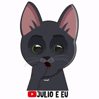 julioeeu cat kitten gato black cat GIF