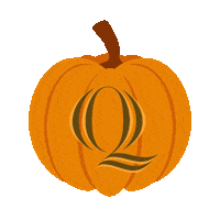 Jack O Lantern Halloween Sticker by Quinnipiac University