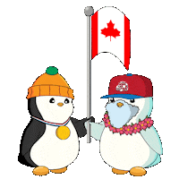 Canadian World Sticker by Pudgy Penguins