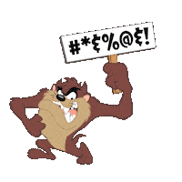 Angry Warner Brothers Sticker by Looney Tunes