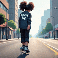 Happy Roller Skating GIF