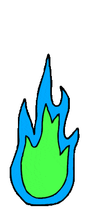 Fire Flame Sticker by Psychrome