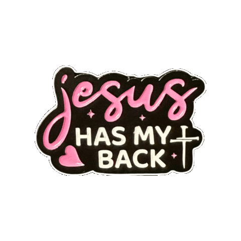 pinnedpins giphygifmaker heart pink jesus Sticker