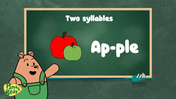 Syllables in English | Educational Video | #PantsBear