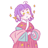 Happy Girl Sticker