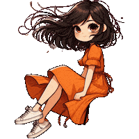 Girl Mocinha Sticker