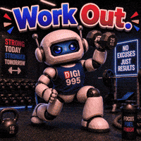 Work Out Fitness GIF by Digi 995