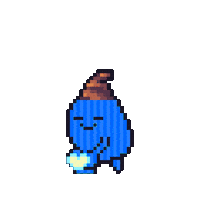Power Pixel Art Sticker by Potatozzz by 9GAG