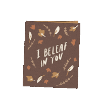 Fall Greeting Sticker