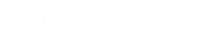 Thursday Sticker