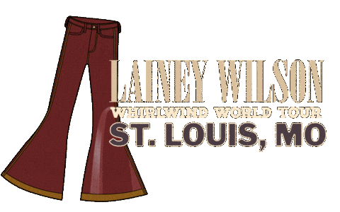 St Louis Missouri Sticker by Lainey Wilson