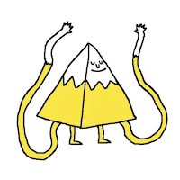 happy mountain GIF