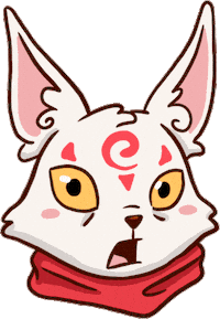 TorbellinoGames kitsune zorro zorrito zenko Sticker