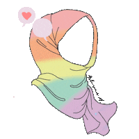 Muslim Hijab Sticker by Artisan Malaysia