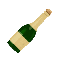 Champagne Stem Sticker by Bindinc