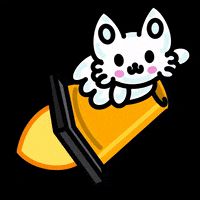 _ships kawaii rocket cone ships GIF