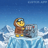 Slot Machine Winter GIF by Kanpai Pandas