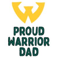 Fathers Day Warrior Sticker by Wayne State University