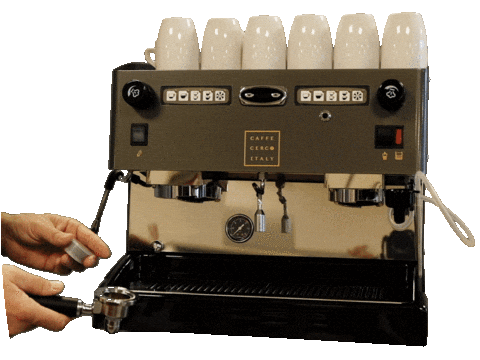 Coffee Barista Sticker by Caffe Cerco Italy