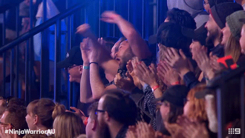 channel 9 yes GIF by Australian Ninja Warrior