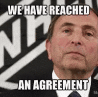 Gary Bettman Agree GIF