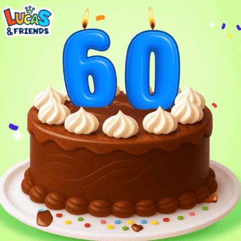 Happy Birthday GIF by Lucas and Friends by RV AppStudios