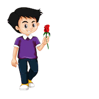 Red Roses Love Sticker by d2h